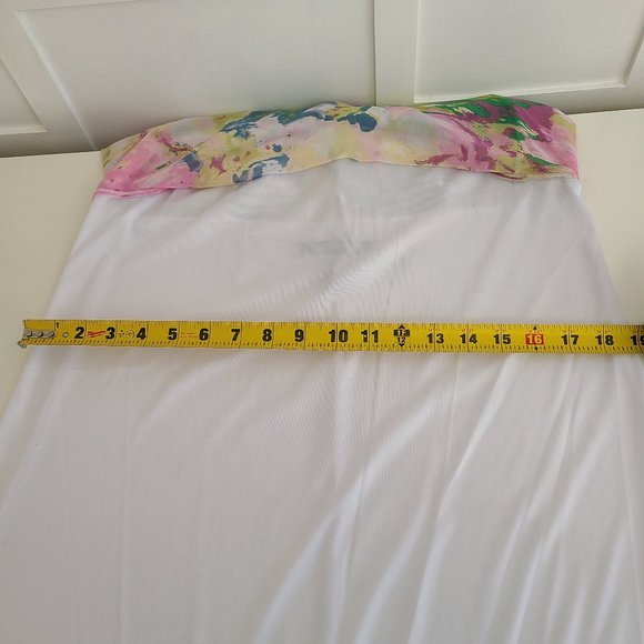 BCBG Maxazria Flowered Ruffle Dress - Picture 7 of 10